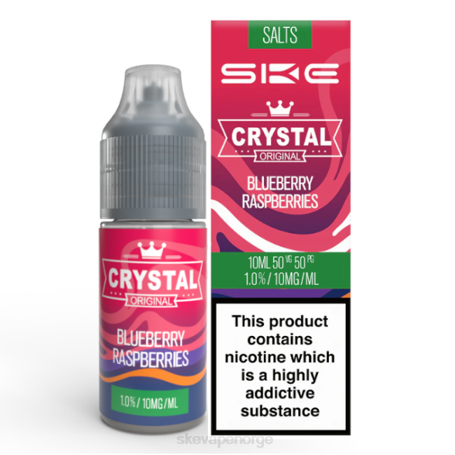 SKE Vape Norge | SKE krystall nic salt - 10 ml blåbær bringebær 2DJR112