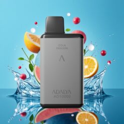 Adalya AD 10000 Puffs Engangs Vape Blå Melon Norge Engros PC 14ml 2% USB-C