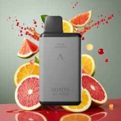 Adalya AD 10000 Puffs Engangs Vape Cola Drage Norge Engros Blå Lys PC Aluminium