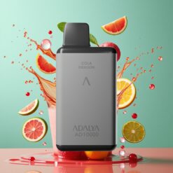Adalya AD 10000 Puffs Engangs Vape Mynte Norge Engros PC Blå Lys Aluminium