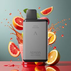 Adalya AD 10000 Puffs Lady Killer Spacegrå Norge Engros PC-tipp USB-C 14ml 2%