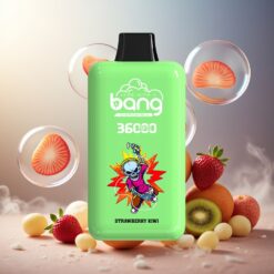 Bang 36000 Power Engangs Vape Jordbær Kiwi Norge Engros 36ml 36000 Puff 850mAh