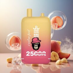 Bang King 25000 Puffs Norge Engros 46ml Juicy Peach Is Dual Pod System