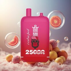 Bang King 25000 Puffs Norge Engros Dual Pod 46ml Kirsebær Bomb