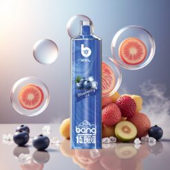 Bang Shisha 15000 Puffs Norge Engros Blåbær Is med Type-C Lading og 23ml E-væske