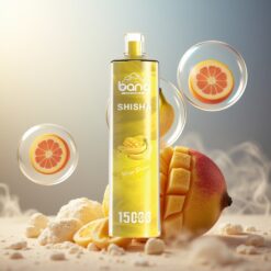Bang Shisha 15000 Puffs Norge Engros Mango Banan 23ml Type-C 600mAh DTL