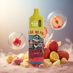 Bang Tornado 12000 Puffs Norge Engros 23ml 650mAh 0-5% Kirsebær Fersken Lemonade