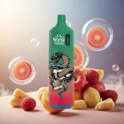 Bang Tornado 12000 Puffs Norge Engros 23ml 650mAh 0-5% Sur Eple Bringebær