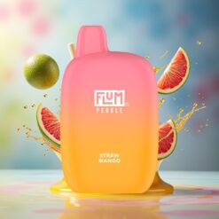 FLUM Pebble 6000 Norge Engros Type-C 10ml 5% Mango (Mango) Mesh Coil 500mAh