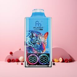 Fumot Leopard 40K Puffs Norge Engros Blandede Bær 5% Nicotine Type-C 700mAh Digital Tube