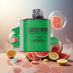 GEEK BAR 911 GT 16000 Puffs Norge Engros Oppladbar Type C Juicy Vannmelon