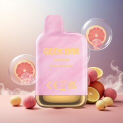 GEEK BAR Meloso Mini 600 Puffs 550mAh 2ml 20mg Dual Mesh Auto Draw Rosa Sitronade Norge Engros