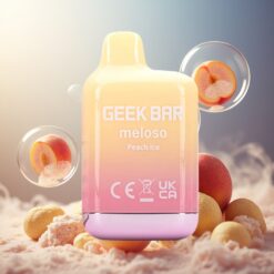 GEEK BAR Meloso Mini 600 Puffs Norge Engros 550mAh 2ml 20mg Fersken Is