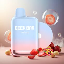 GEEK BAR Meloso Pro 4000 Puffs Norge Engros Jordbærboble 12ml 2% Nikotin 600mAh Type-C