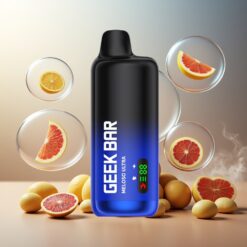 GEEK BAR Meloso Ultra 10000 Puffs Dual Mesh Coil Smart LED 5% Norge Engros Krem Tobakk