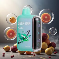 GEEK BAR Pulse 15000 Pust Engros Norge 16ML 5% Nikotin Justerbar Luftstrøm Mint
