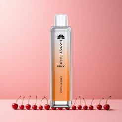 Hayati Pro Max 4000 Puffs Engangs Vape Kirsebær Cola Norge Engros 1400mAh 2ml