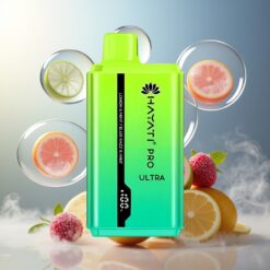 Hayati Pro Ultra 15000 Norge Engros 850mAh 2 12ml 2% Sitron & Mynte Blå Bringebær & Mynte