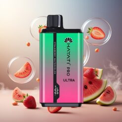 Hayati Pro Ultra 15000 Puffs Norge Engros 850mAh 24ml Jordbær Vannmelon 2% Nikotin