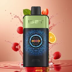 IGET ONE 12000 Puffs Engros Norge Disposable Vape Jordbær Kiwi Is 2700 mAh Skjerm Dual Mesh Coil