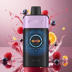 IGET ONE 12000 Puffs Norge Engros Disposable Vape Blandede Bær Is med 2700 mAh Batteri og Stor Bøyd Fargeskjerm