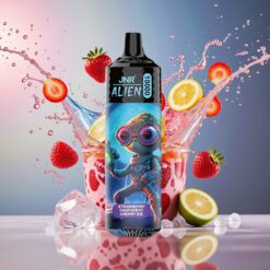 JNR Alien 10000 Puffs Norge Engros Jordbær Bringebær Kirsebær Is 850mAh 20ml Type-C RGB
