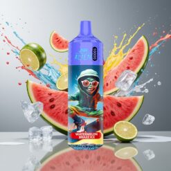 JNR Alien 10000 Puffs Norge Engros Vannmelon Brazz Is med RGB-LED og Type-C Lading