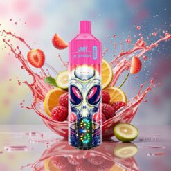 JNR Alien Max 18000 Puffs Norge Engros Smart LED Dual Mesh Type-C Kirsebær Bær