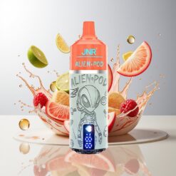 JNR Alien Pod 13000 Puffs Norge Engros Hvit Fersken Bringebær Mesh Core 850mAh 20ml Type-C