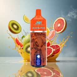 JNR Alien Pod 13000 Puffs Norge Engros Passionsfrukt Kiwi Batteri & Væskedisplay Mesh Core Type-C