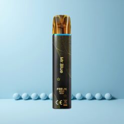 JNR Black&Golden 600+200 Puffs 2% Nikotin 550mAh Norge Engros Mr Blå