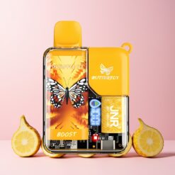 JNR Butterfly 8500 Puffs Norge Engros 1200mAh 15ml 1.0ohm Mesh Digital Ananas Is
