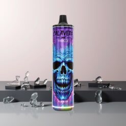 JNR Calavera 11000 Puffs Engangs Vape Type-C 850mAh 21ml 1.0ohm Svart Is Norge Engros