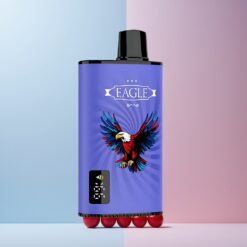 JNR EAGLE Smart 23000 Puffs Norge Engros Digital Skjerm Justerbar Luftstrøm Blå Bringebær Kirsebær