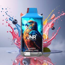 JNR Falcon 16000 Puffs 850mAh 22ml Dual Mesh Coil Type C Norge Engros Blåbær Bringebær Kirsebær