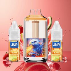 JNR Falcon GEM⁺ 30000 Puffs Synlig Tank Toppfyll Dual Mesh Norge Engros Jordbær Vannmelon Is