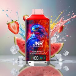 JNR Falcon X 18000 Puffs Norge Engros 750mAh 24ml Dual Mesh Digital Type-C Jordbær Vannmelon Is