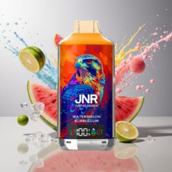 JNR Falcon X 18000 Puffs Norge Engros 750mAh 24ml Dual Mesh Digital Type-C Vannmelon Tyggegummi