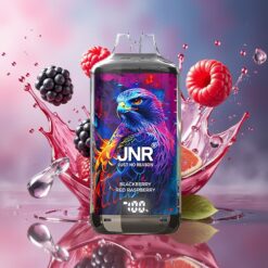 JNR Falcon X⁺ 28000 Norge Engros 950mAh Justerbar Luftstrøm Svartbringebær Rød Bringebær