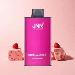 JNR Mega Box 25000 Puff Engangs Vape Jordbær Is Norge Engros 30ml 850mAh Dual Mesh