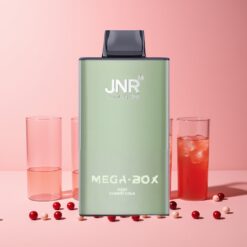 JNR Mega Box 25000 Puffs Norge Engros Fizzy Kirsebær Cola 30ml 850mAh Dual Mesh