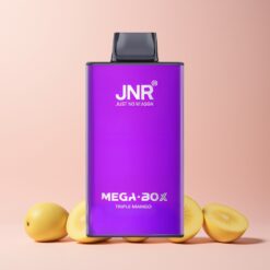 JNR Mega Box 25000 Puffs Norge Engros Triple Mango 30ml 850mAh Dual Mesh Type-C