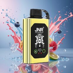JNR Shisha Hookah Box 20500 Puffs HD Skjerm 1000mAh 25ml Dual Mesh Coil Type-C 0% 2% 5% Blåbær Is Norge Engros