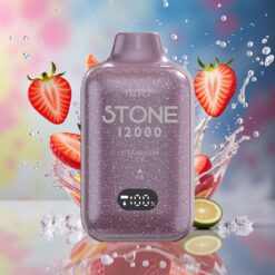 LIO Stone 12000 Puffs 18ML Norge Engros Jordbær Is Engangsdamper