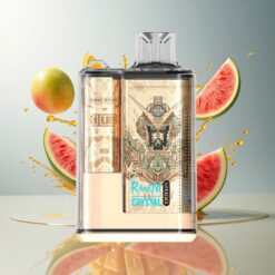 RandM Fumot Crystal 12000 Puffs Norge Engros Fersken Mango Vannmelon Type-C RGB 20ml 1.2ohm