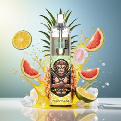 RandM Fumot Tornado 7000 Norge Engros 14ML 850MAH Mesh Coil Type-C RGB Luftjusterbar Ananas Is