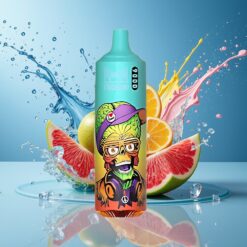 RandM Fumot Tornado 9000 Puffs Norge Engros Oppladbar 850 mAh 18 mL Mesh Blåis
