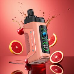 Razz Bar 45000 Puffs Engros Norge Justerbar Luftstrøm 1.0 Ohm Mesh Type-C Kirsebær Cola