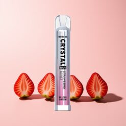 SKE Crystal BAR 600 Jordbær Eksplosjon Norge Engros 0% Nikotin 500mAh 2.0ml