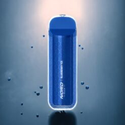 SMOK NORD BAR 4000 Puffs Engangs Vape Blåbær Is Norge Engros 8.5ml 600mAh